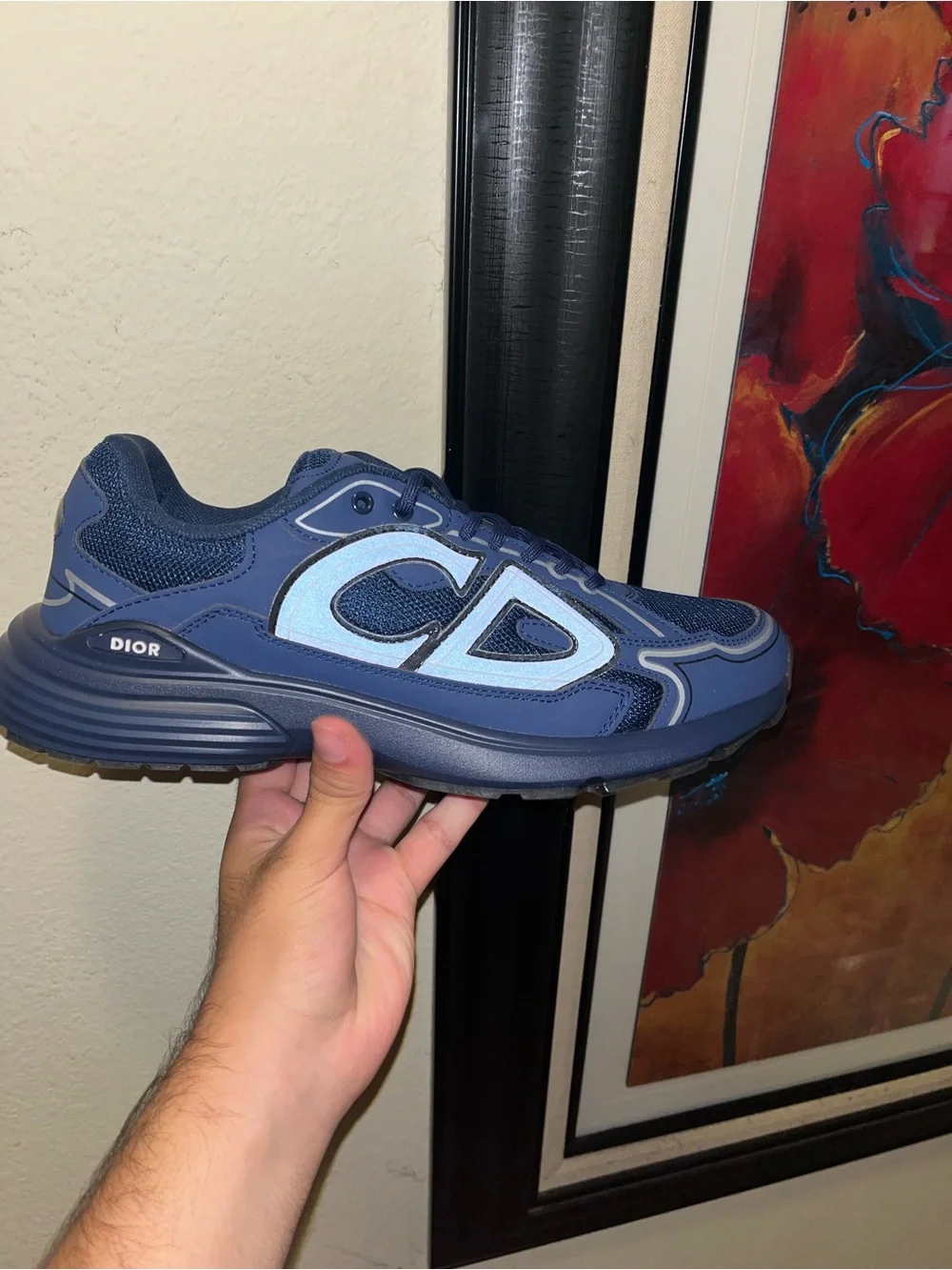 Dior b30 Men’s Navy Blue Runner Sneaker